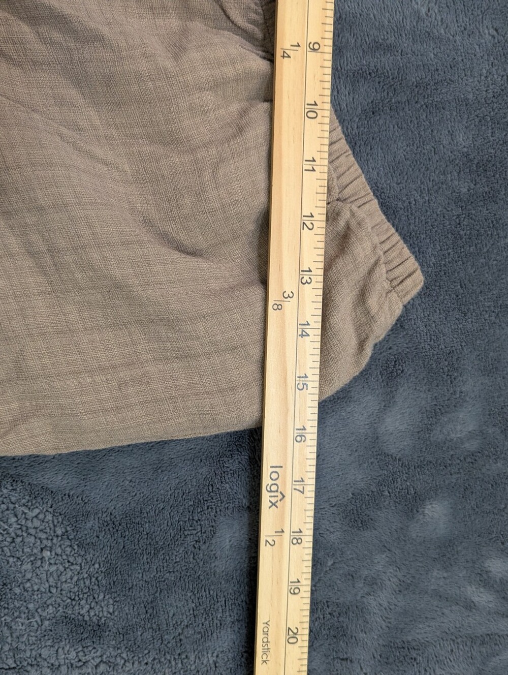 Eileen Fisher Puckered Organic Linen Wide Leg Pant Culottes Sz Medium Minimalist - Picture 5 of 9